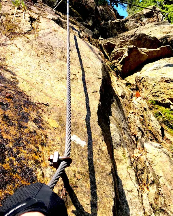 Ferrata HZS – nástup pri chate – aktivita v Chate MartinSki